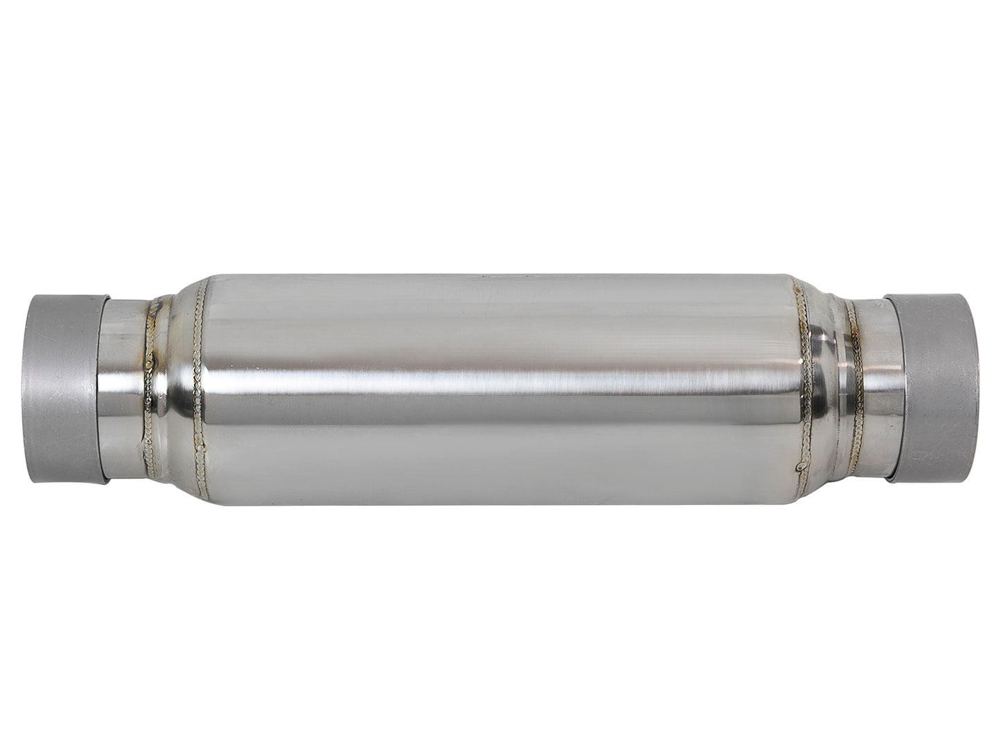 aFe MACH Force-Xp 304 Stainless Steel 3 IN Inet/Outlet Resonator 12 IN L