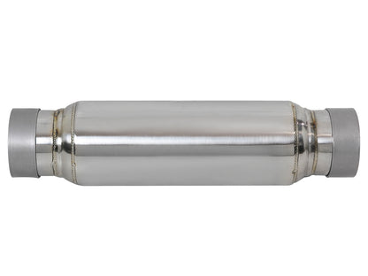 aFe MACH Force-Xp 304 Stainless Steel 3 IN Inet/Outlet Resonator 12 IN L