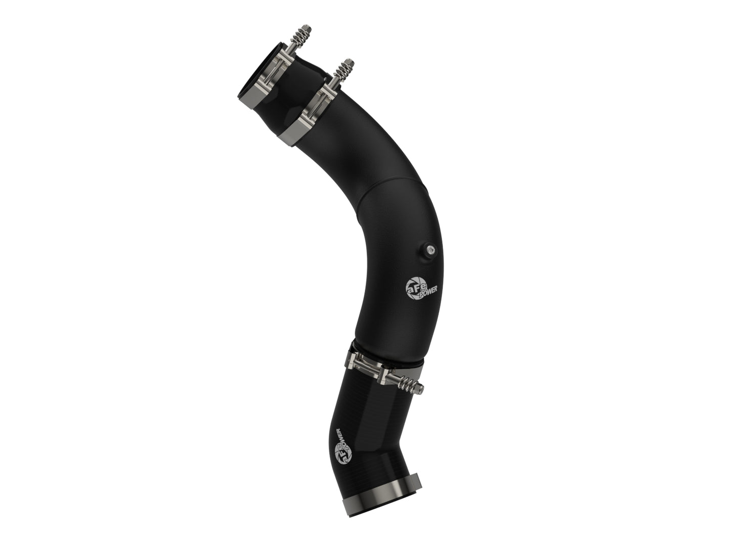 aFe BladeRunner 2-1/2 IN to 3 IN Aluminum Cold-Side Charge Pipe Black