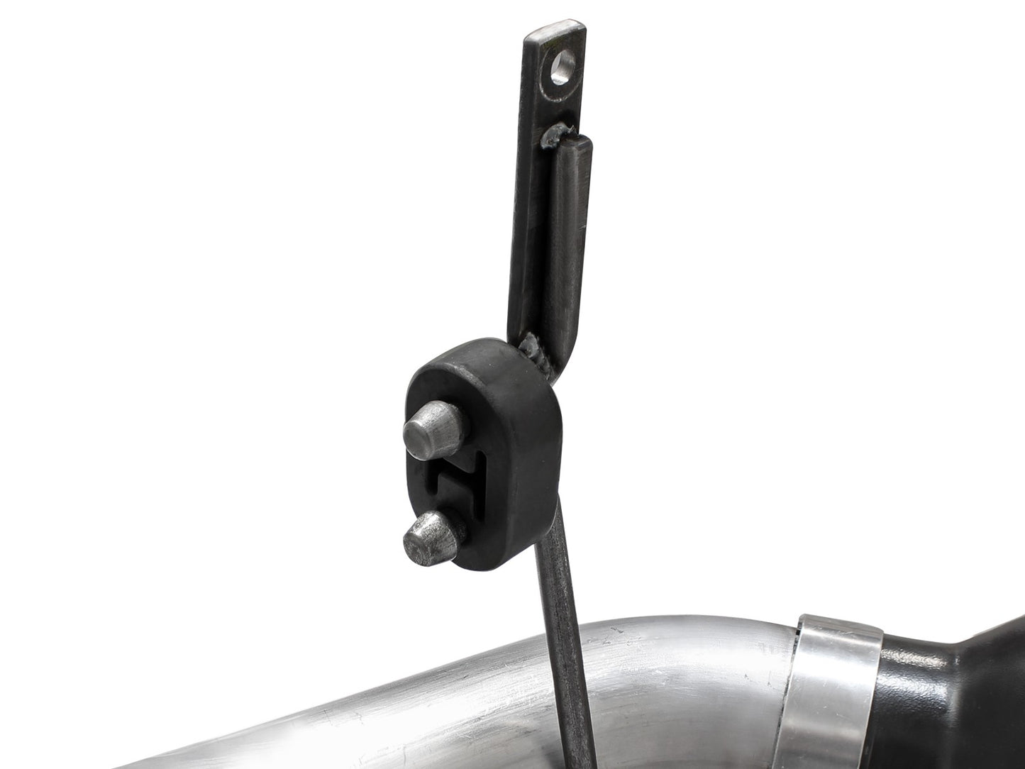 aFe Large Bore-HD 4 IN 409 Stainless Steel DPF-Back Exhaust System w/Black Tip - Ford 2015-2016 6.7L