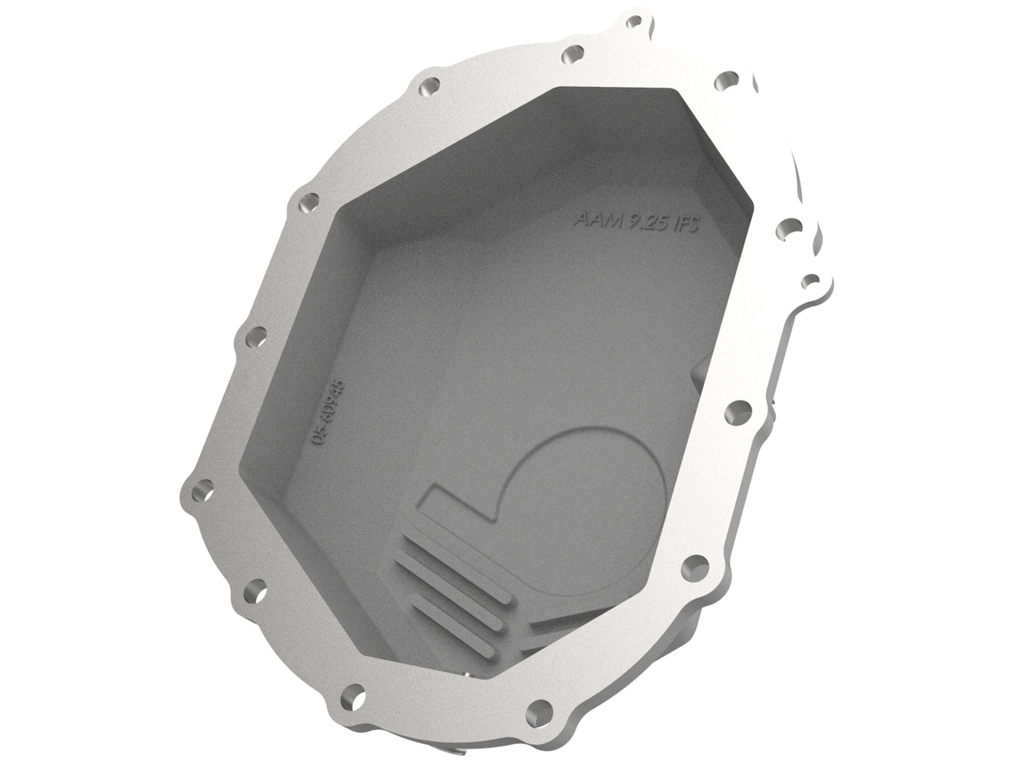 aFe Street Series Front Differential Cover Raw w/ Machined Fins - Chevy/GMC 2011-2020 6.0L/6.6L