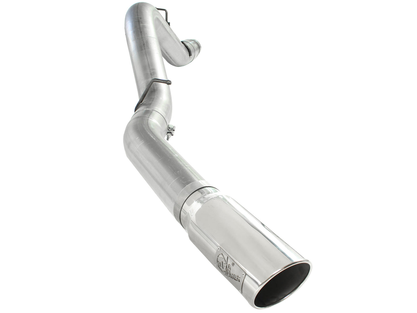 aFe ATLAS 5 IN Aluminized Steel DPF-Back Exhaust System w/Polished Tip - Chevy/GMC 2011-2016 6.6L