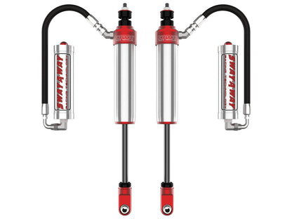 aFe Sway-A-Way 2.5 Front Shock Kit w/ Remote Reservoirs for 2-3.5 IN Lift