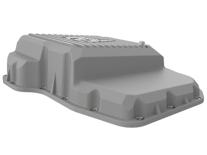 aFe Street Series Transmission Pan Raw w/ Machined Fins - Dodge/Ram 2007-2012 6.7L