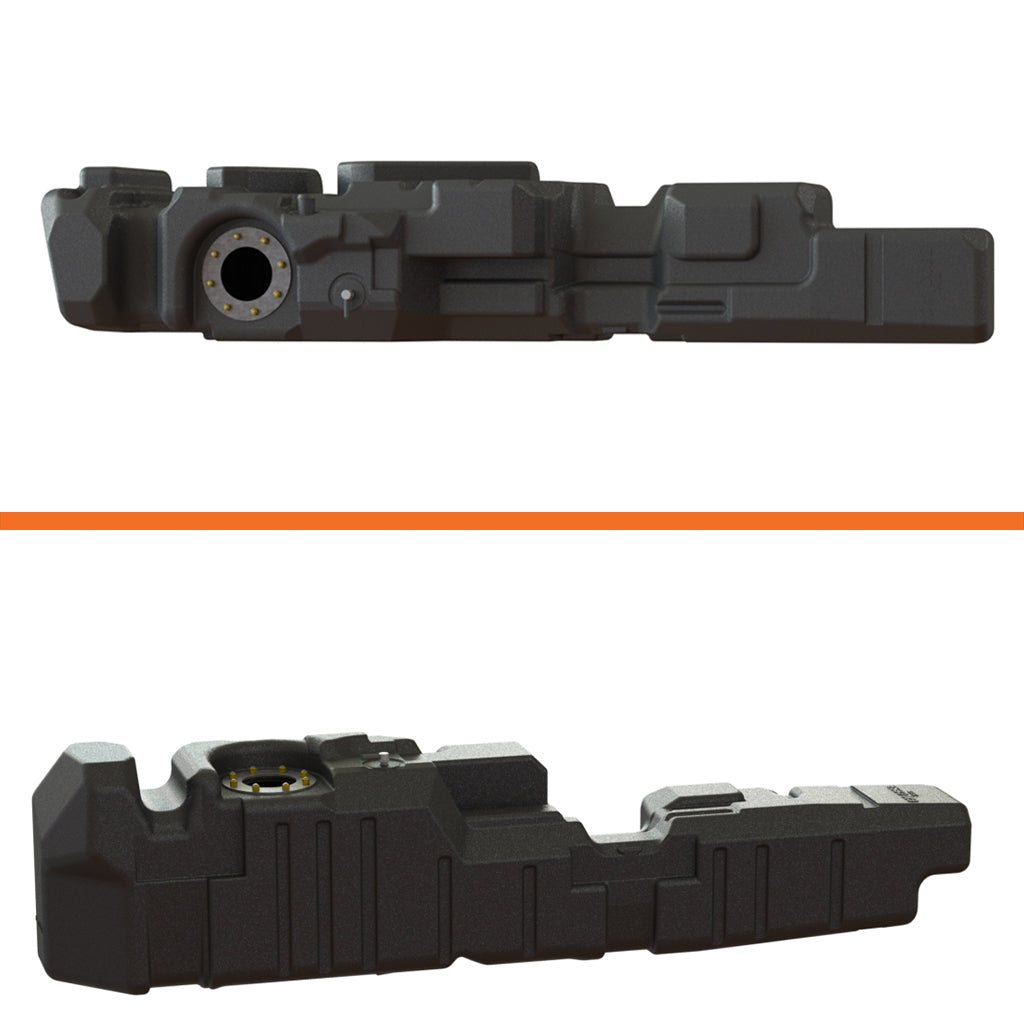 Titan Extra Large Midship Tank - Chevy/GMC 2011-2016 - Increased Capacity 21 gal, Stock Tank Capacity 36 gal