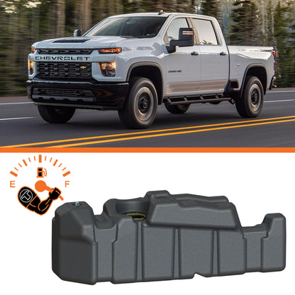 Titan Extra Large Midship Tank - Chevy/GMC 2020-2025 - Increased Capacity 20 gal, Stock Tank Capacity 36 gal