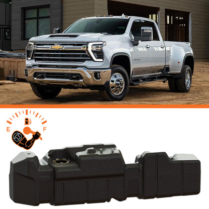 Titan Extra Large Midship Tank - Chevy/GMC 2020-2025 - Increased Capacity 24 gal, Stock Tank Capacity 36 gal