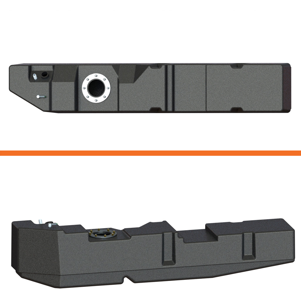 Titan Extra Large Midship Tank - Ford 2008-2010 - Increased Capacity 23 gal, Stock Tank Capacity 28 gal