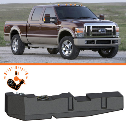 Titan Extra Large Midship Tank - Ford 2008-2010 - Increased Capacity 23 gal, Stock Tank Capacity 28 gal