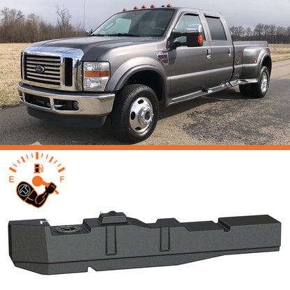 Titan Extra Large Midship Tank - Ford 2008-2010 - Increased Capacity 31 gal, Stock Tank Capacity 36 gal