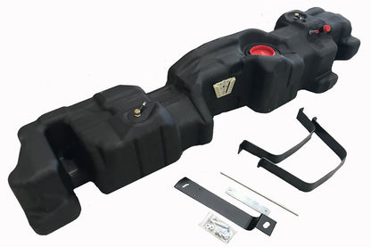 Titan Extra Large Midship Tank - Ford 2017-2025 - Increased Capacity 17 gal, Stock Tank Capacity 48 gal
