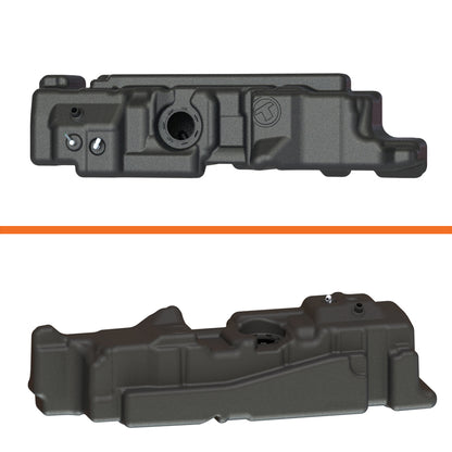 Titan Extra Large Midship Tank - Ford 2011-2016 - Increased Capacity 34 gal, Stock Tank Capacity 26 gal