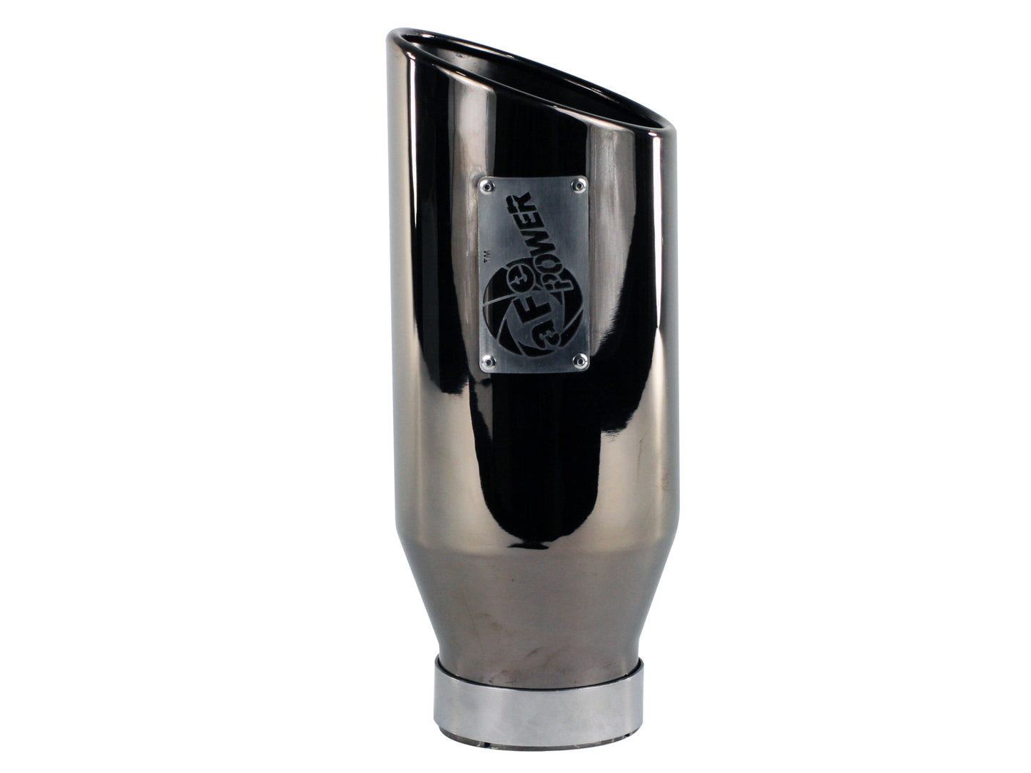 aFe MACH Force-Xp 409 Stainless Steel Clamp-on Exhaust Tip Black Chrome