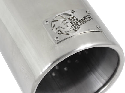aFe MACH Force-Xp 304 Stainless Steel Clamp-on Exhaust Tip Polished - 49-92043-P
