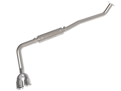 aFe Rebel Series 3 IN 304 Stainless Steel Middle-Side Exit Exhaust System Polished