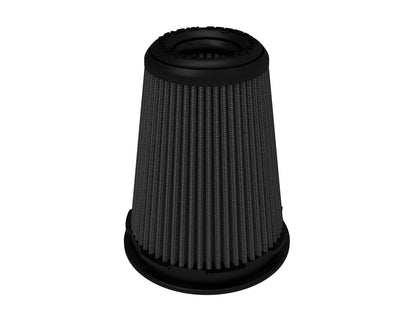 aFe Momentum Intake Replacement Air Filter w/ Black Pro 5R Media - Flange Inside Diameter 3.50 in, Base Diameter 5 in