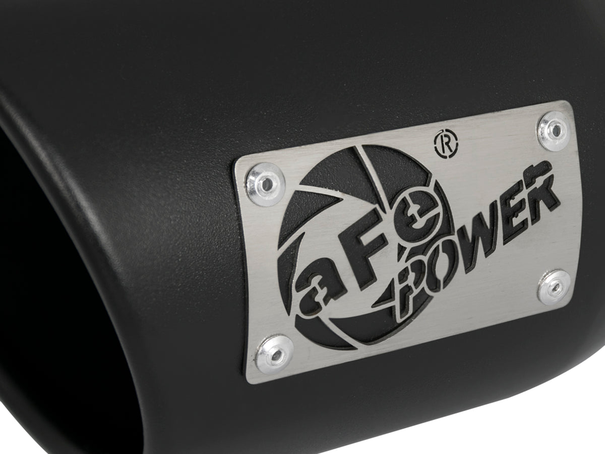 aFe MACH Force-Xp 409 Stainless Steel Clamp-on Exhaust Tip Black - 49T30452-B09