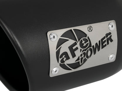 aFe MACH Force-Xp 409 Stainless Steel Clamp-on Exhaust Tip Black - 49T30452-B09