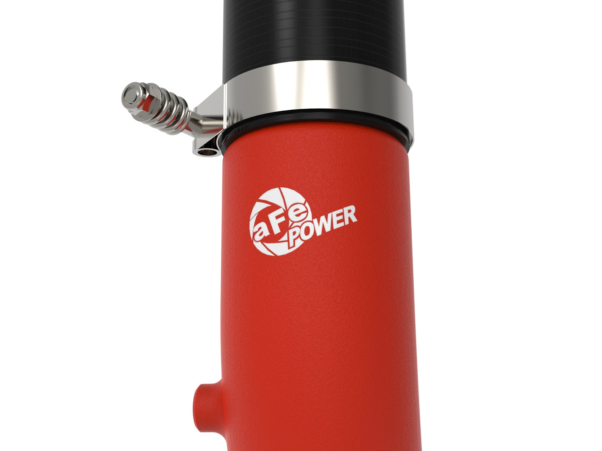 aFe BladeRunner Aluminum Hot and Cold Charge Pipe Kit Black - Ram 2025-2026 6.7L - Red