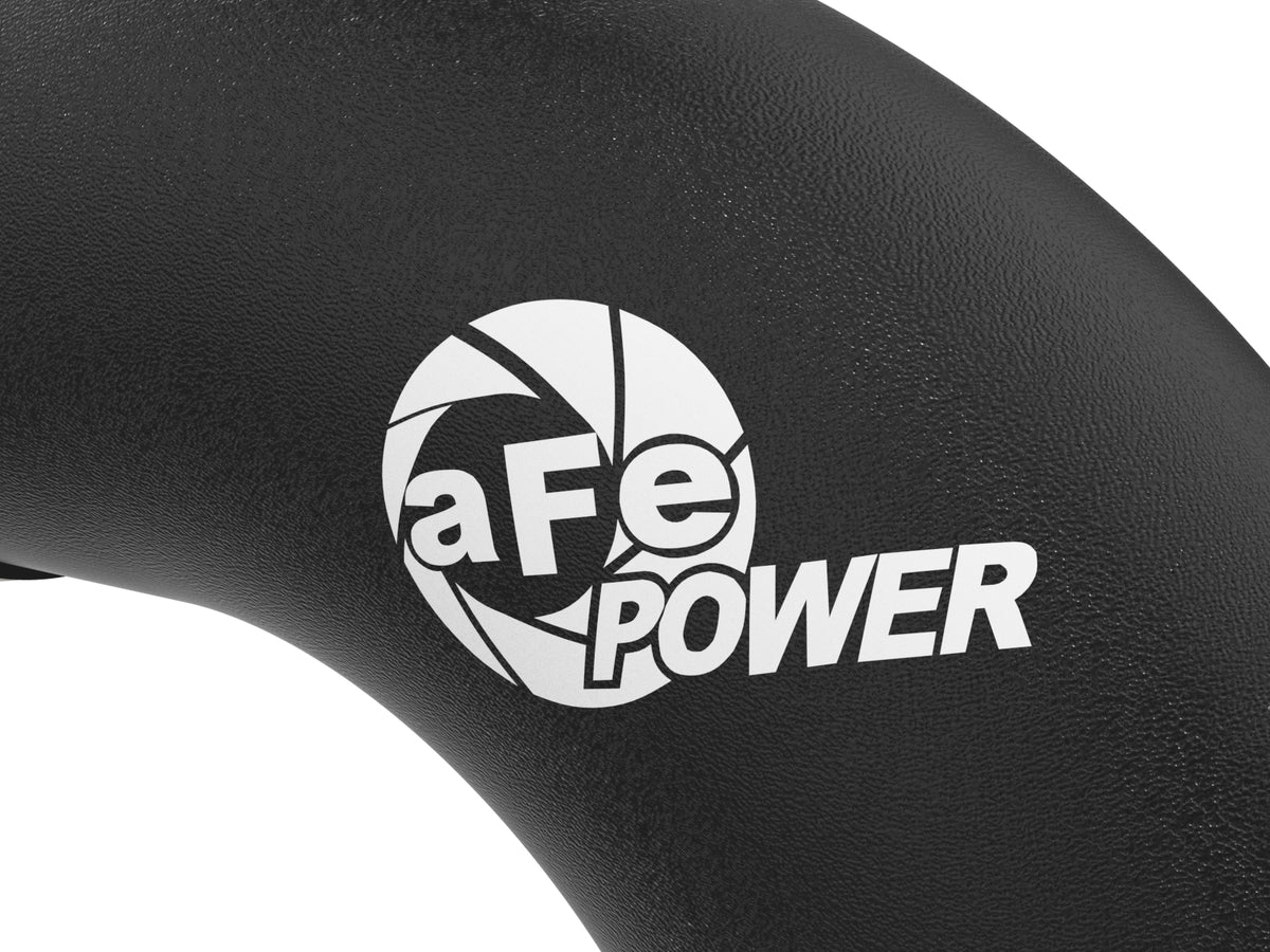aFe BladeRunner 3 IN Aluminum Hot and Cold Charge Pipe Kit Black - Chevy/GMC 2020-2023 6.6L