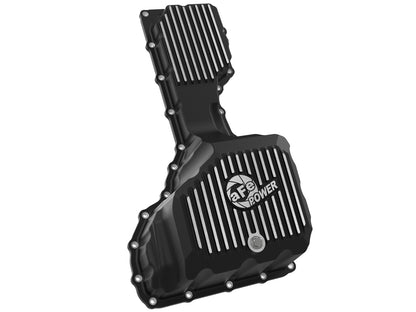 aFe Pro Series Engine Oil Pan Black w/ Machined Fins - Chevy/GMC 2020-2026 6.6L