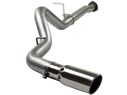 aFe Large Bore-HD 4 IN 409 Stainless Steel DPF-Back Exhaust System - Chevy/GMC 2007-2010 6.6L