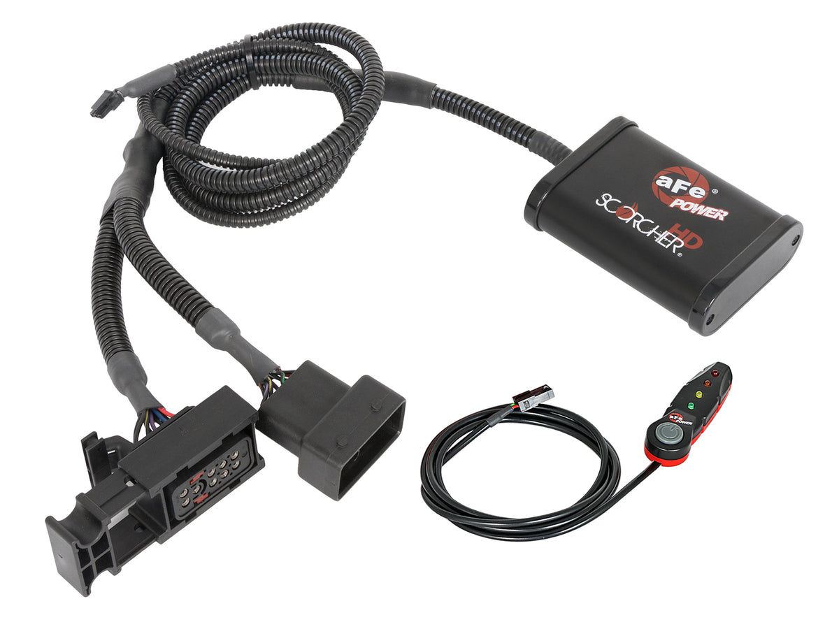 aFe SCORCHER HD Plug and Play Power Module with Remote - Dodge 1998-2002 5.9L