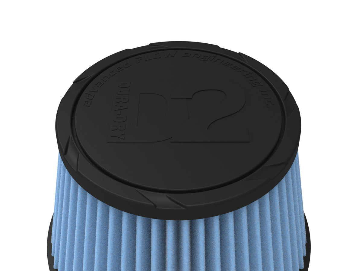 aFe Universal Clamp-On Air Filter w/ D2 Dura-Dry Media - 21-60505V