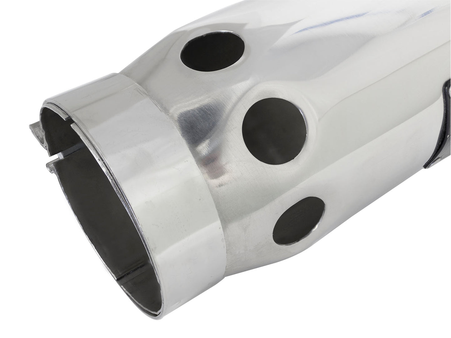 aFe MACH Force-Xp 304 Stainless Steel Intercooled Clamp-on Exhaust Tip Polished - 49T40501-P121