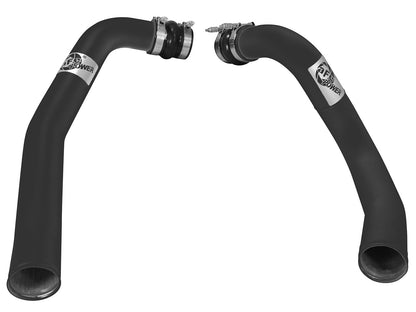 aFe BladeRunner 3 IN Aluminum Hot and Cold Charge Pipe Kit Black - Ford 1999-2003 7.3L