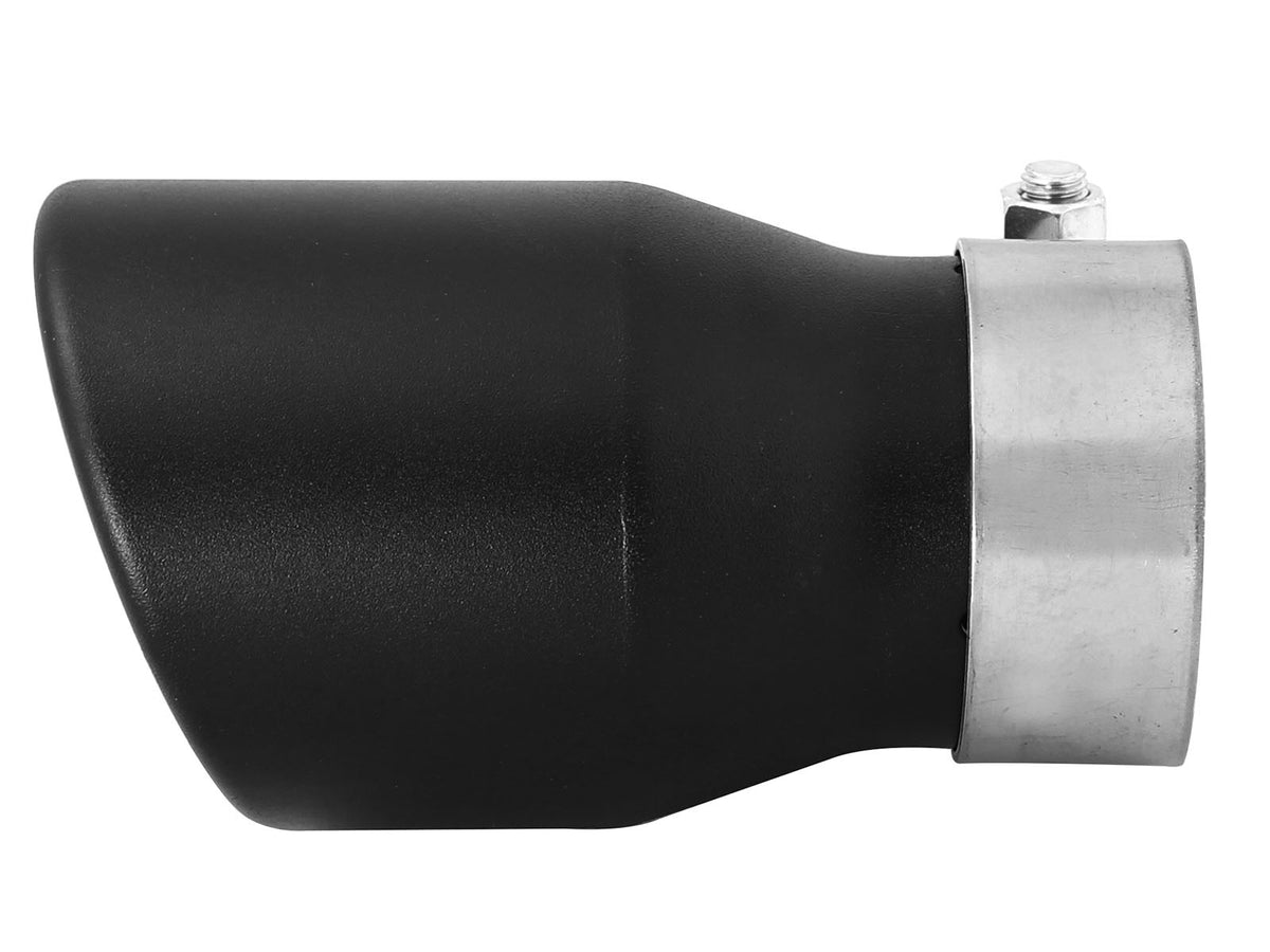 aFe MACH Force-Xp 409 Stainless Steel Clamp-on Exhaust Tip Black - 49T25354-B06