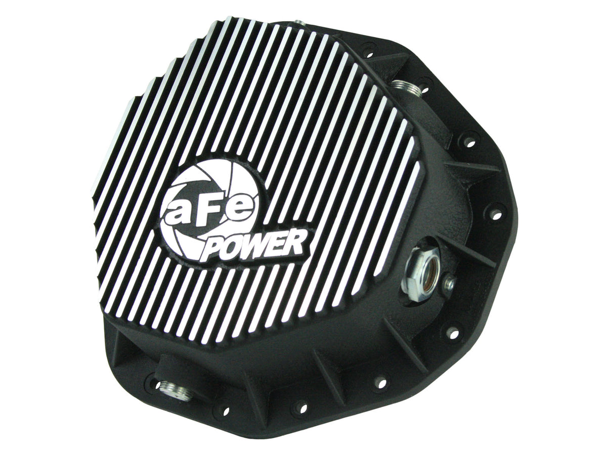 aFe Pro Series Rear Differential Cover Black w/ Machined Fins - Dodge/Ram 2003-2013 5.7L/5.9L