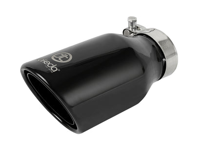 aFe Takeda 409 Stainless Steel Clamp-on Exhaust Tip Black - 49T25404-B08