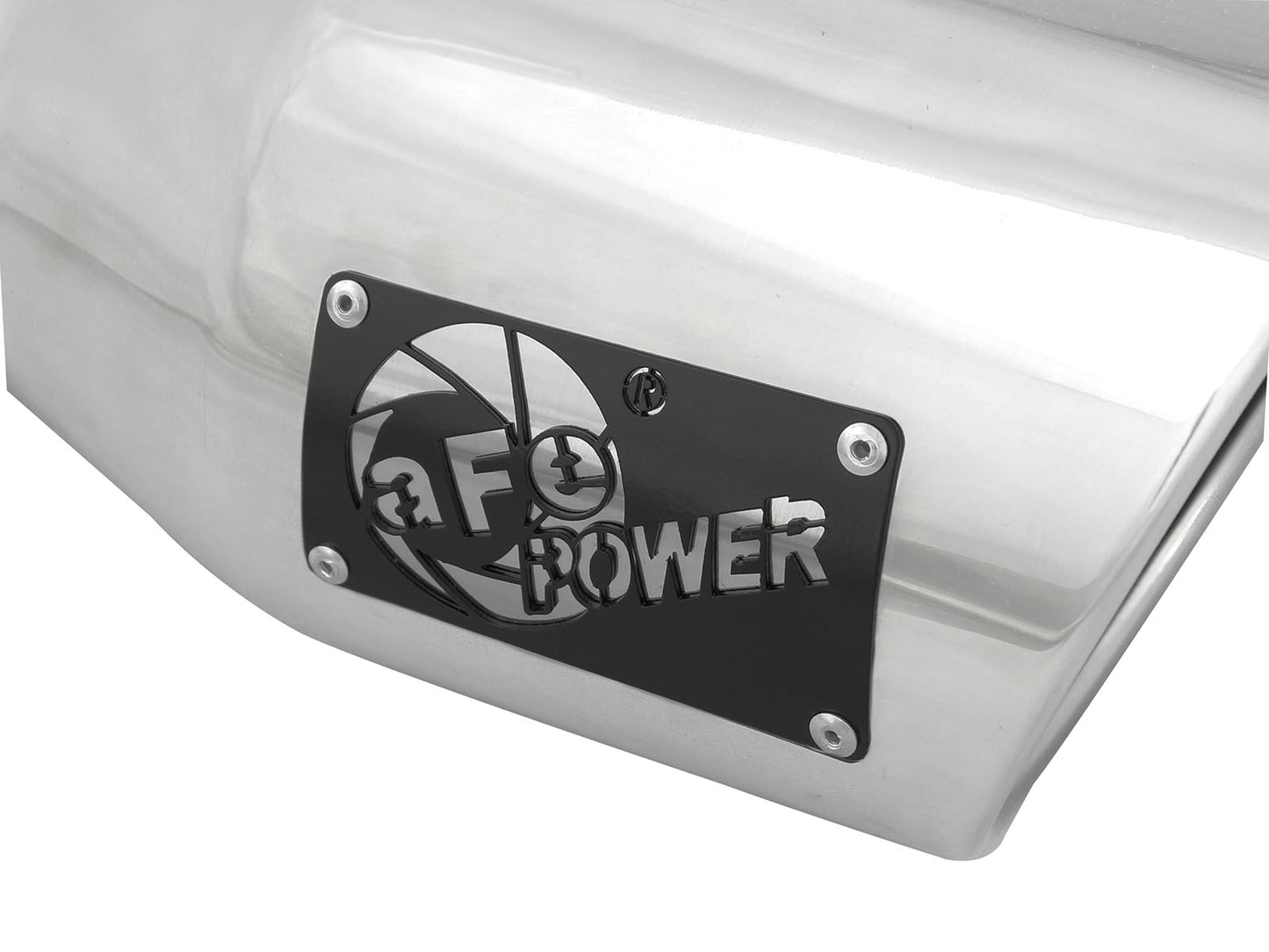 aFe MACH Force-Xp 304 Stainless Steel Clamp-on Exhaust Tip Polished - 49T30451-P09