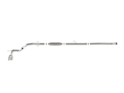 aFe Vulcan Series 3 IN Stainless Steel Rear-Side Exit Exhaust System Polished