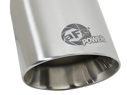 aFe MACH Force-Xp 304 Stainless Steel Clamp-on Exhaust Tip Polished - 49T25354-P07