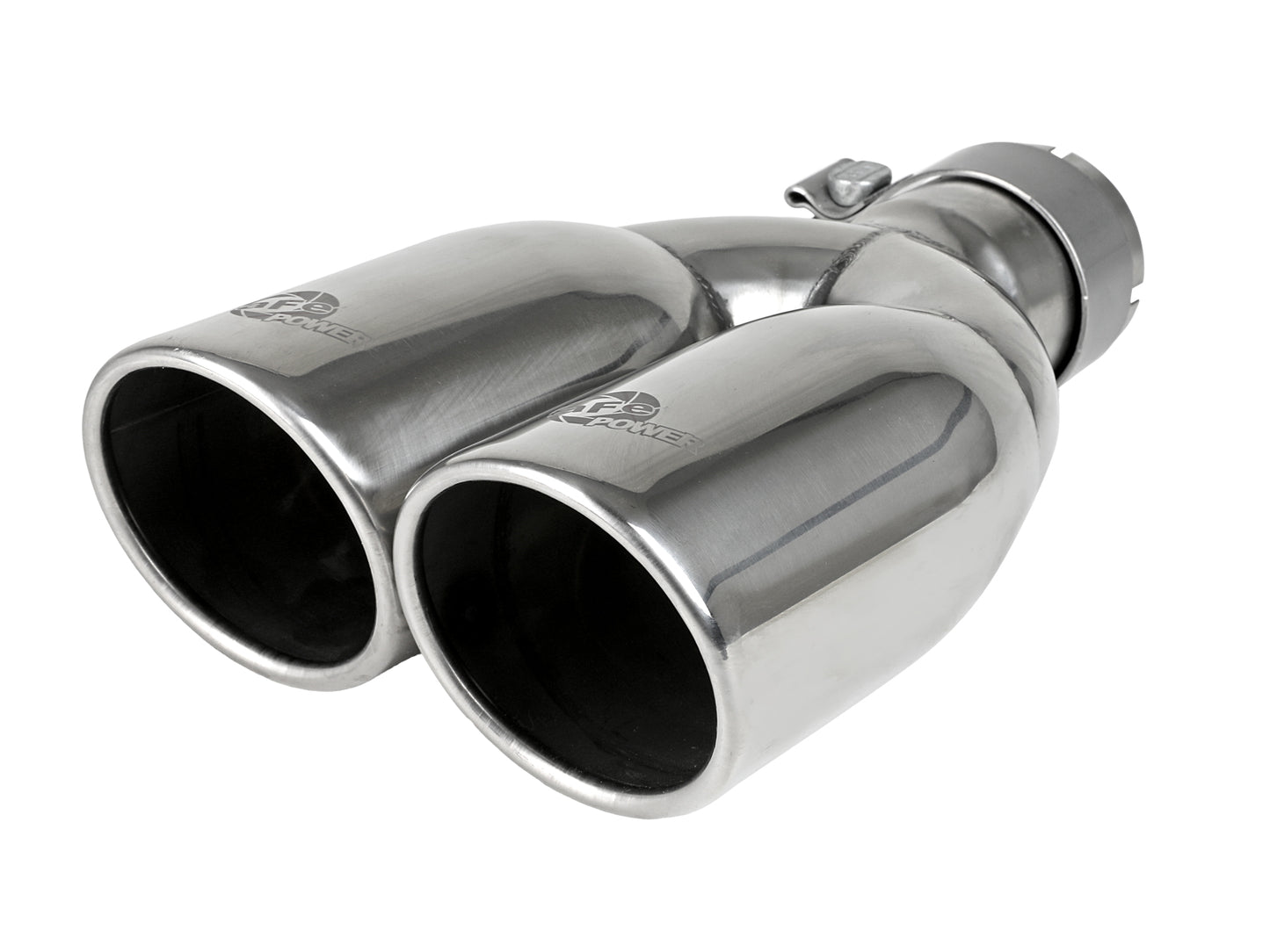 aFe MACH Force-Xp 304 Stainless Steel Clamp-on Exhaust Tip Polished - 49T25374-P12