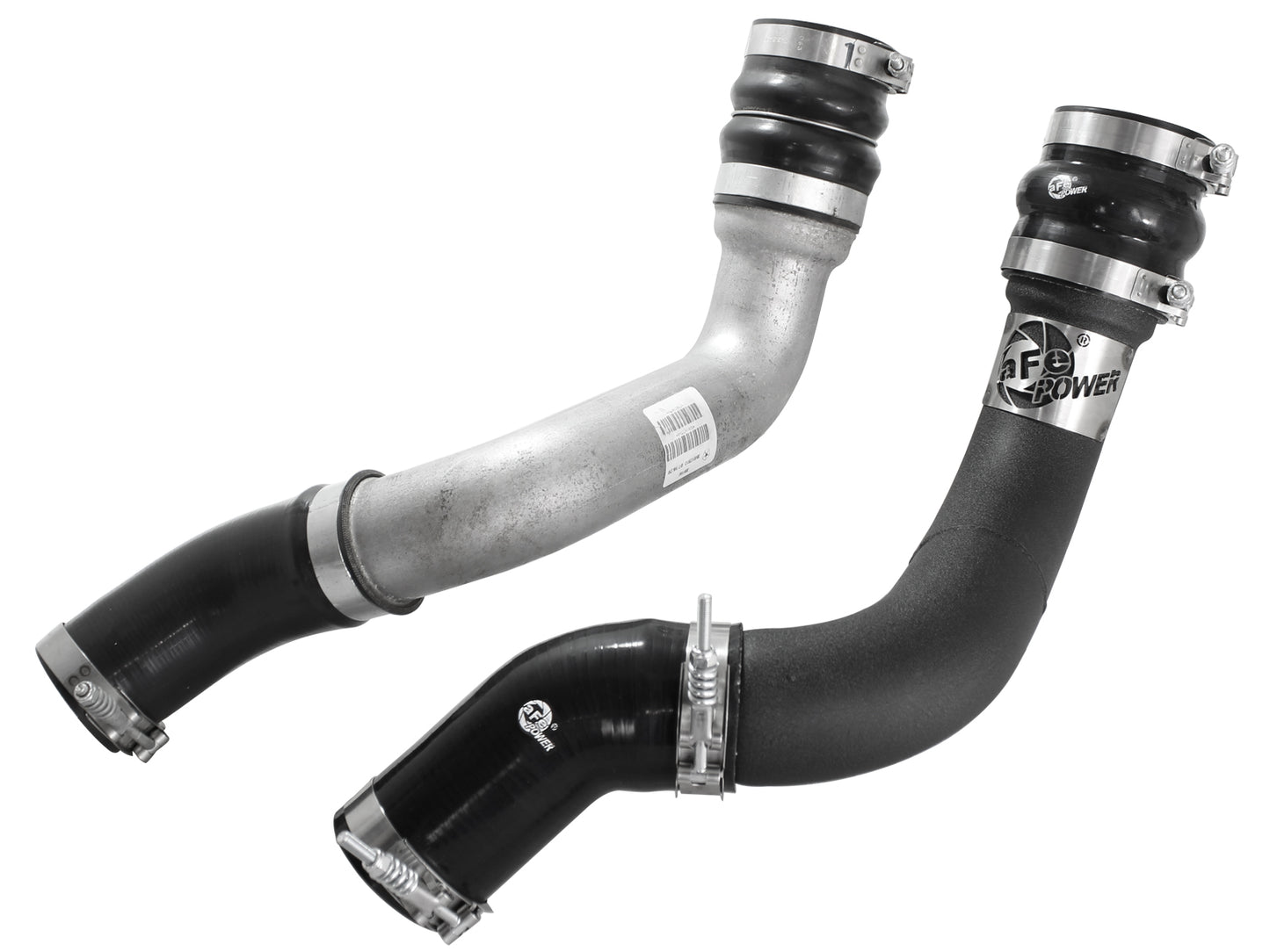 aFe BladeRunner 3 IN Aluminum Cold Charge Pipe Black - Ram 2013-2018 6.7L