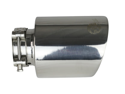 aFe MACH Force-Xp 304 Stainless Steel Clamp-on Exhaust Tip Polished - 49T25454-P071