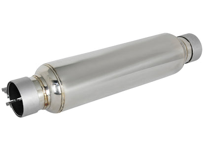 aFe MACH Force-Xp 304 Stainless Steel 2.5 IN Inet/Outlet Resonator 15 IN L