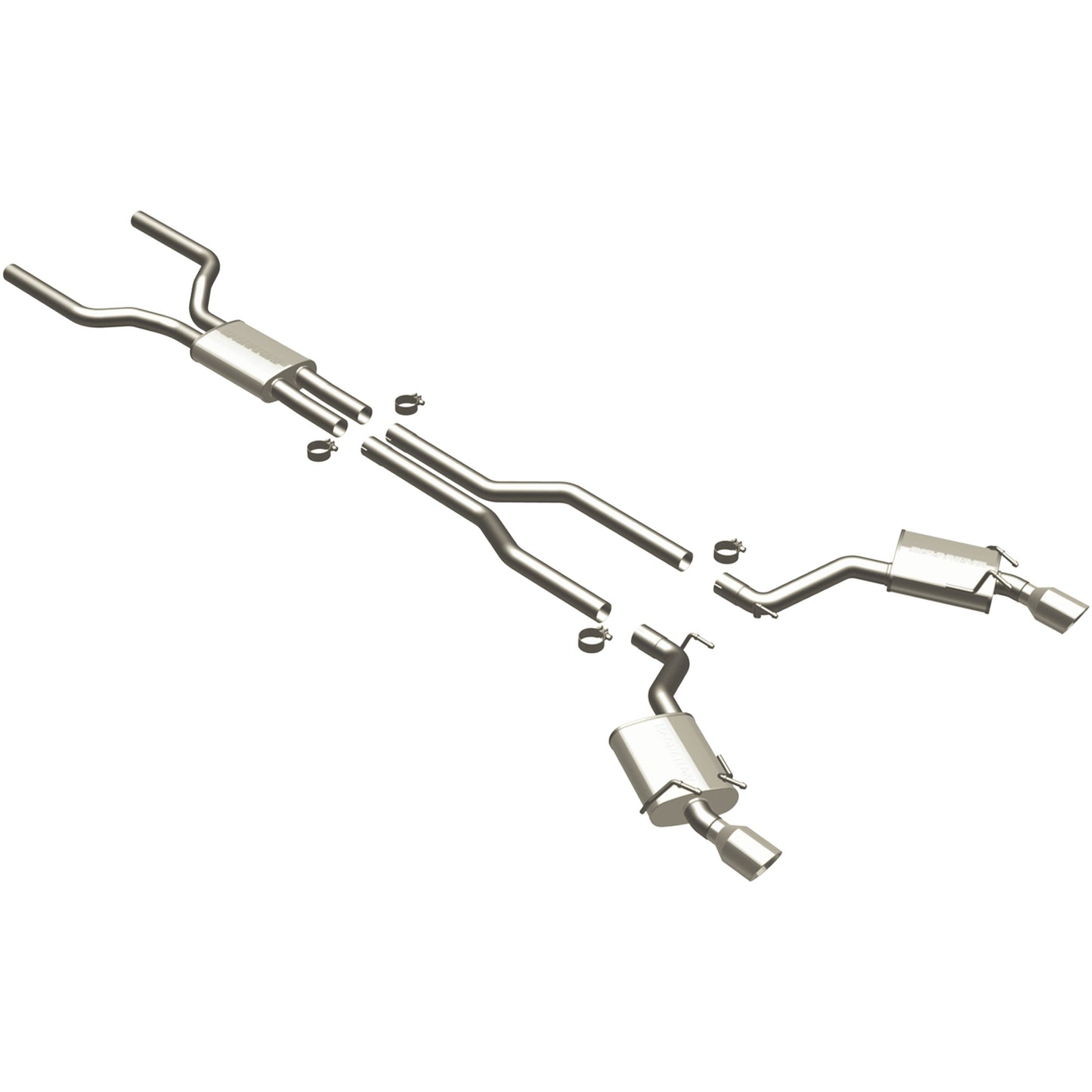 MagnaFlow Street Series Polished Cat-Back System 15089