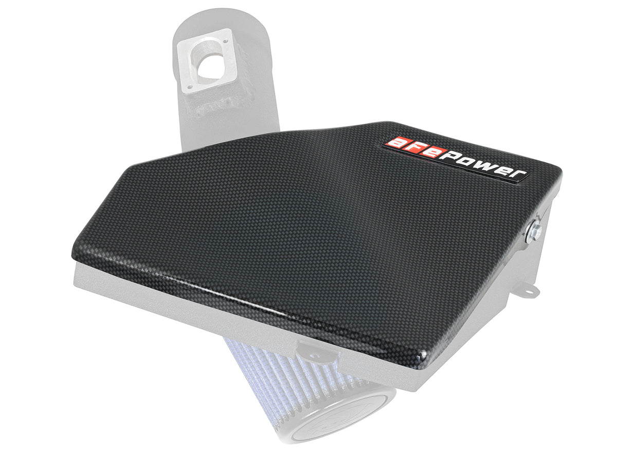 aFe Rapid Induction Cold Air Intake Cover Carbon Fiber Design
