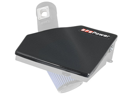 aFe Rapid Induction Cold Air Intake Cover Carbon Fiber Design