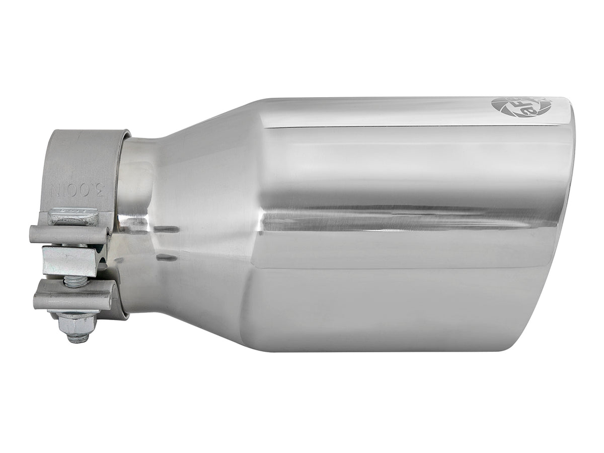 aFe MACH Force-Xp 304 Stainless Steel Clamp-on Exhaust Tip Polished - 49T30454-P092
