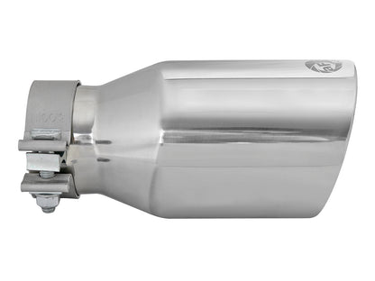 aFe MACH Force-Xp 304 Stainless Steel Clamp-on Exhaust Tip Polished - 49T30454-P092