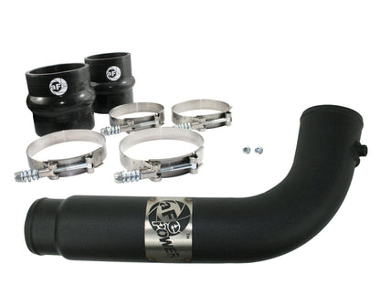 aFe BladeRunner 3-1/2 IN Aluminum Cold Charge Pipe Black - Dodge 2007-2009 6.7L