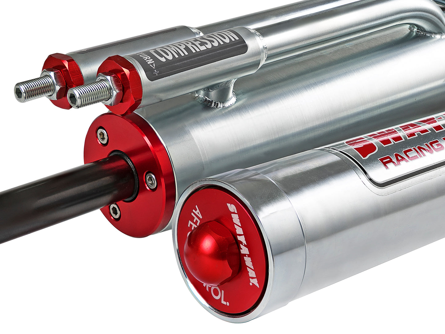 aFe Sway-A-Way 2.5 Bypass Shock 3-Tube w/ Remote Reservoir Right Side 14 IN Stroke