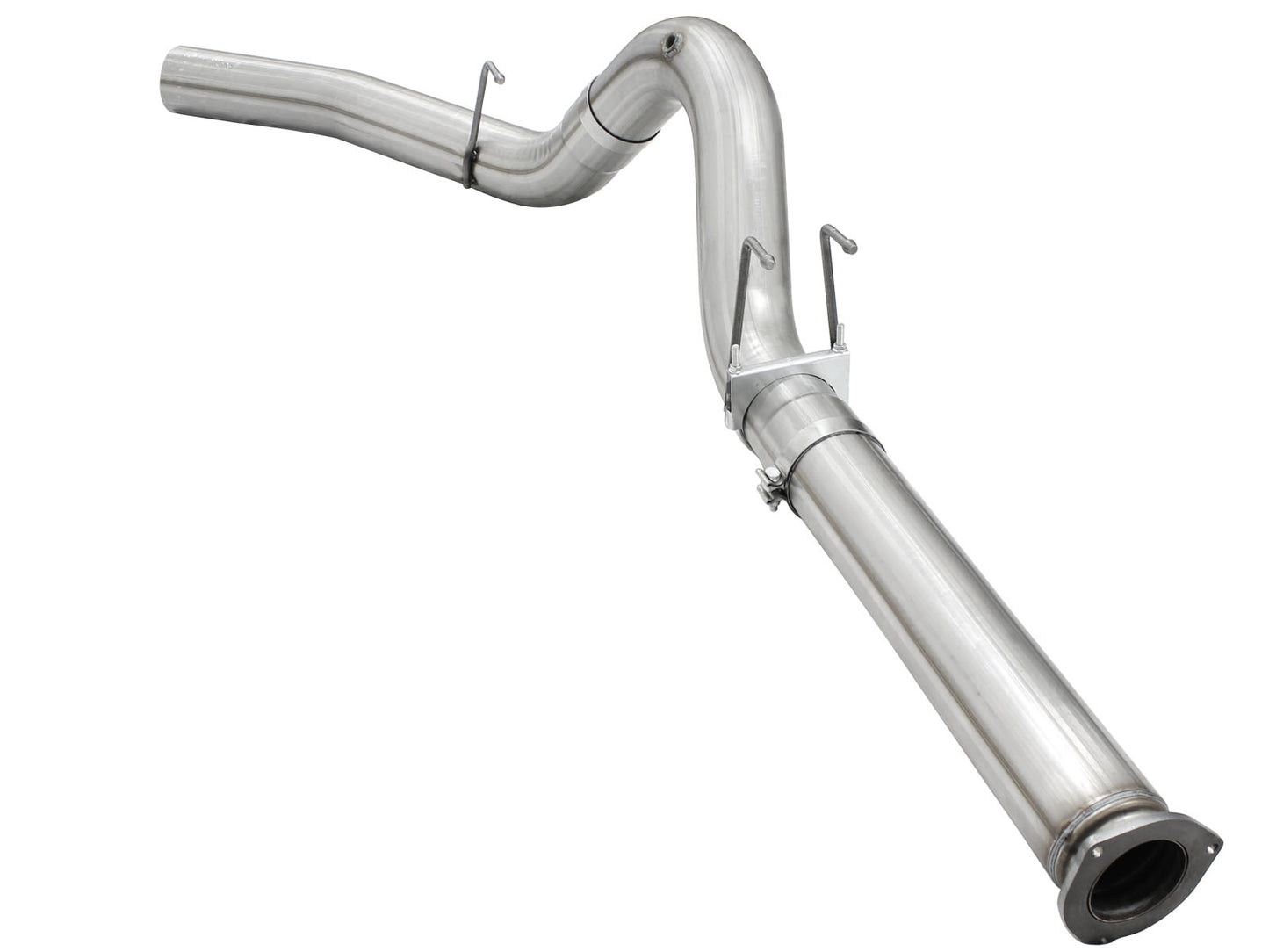 aFe ATLAS 5 IN Aluminized Steel DPF-Back Exhaust System - Ford 2015-2016 6.7L