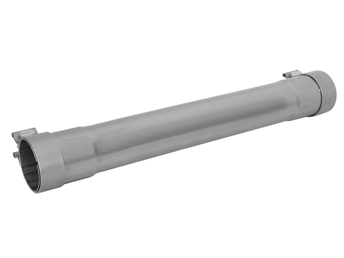 aFe MACH Force-Xp 2-1/2 IN 409 Stainless Steel Muffler Delete Pipe - Outlet Position Center, Overall Length 20 in