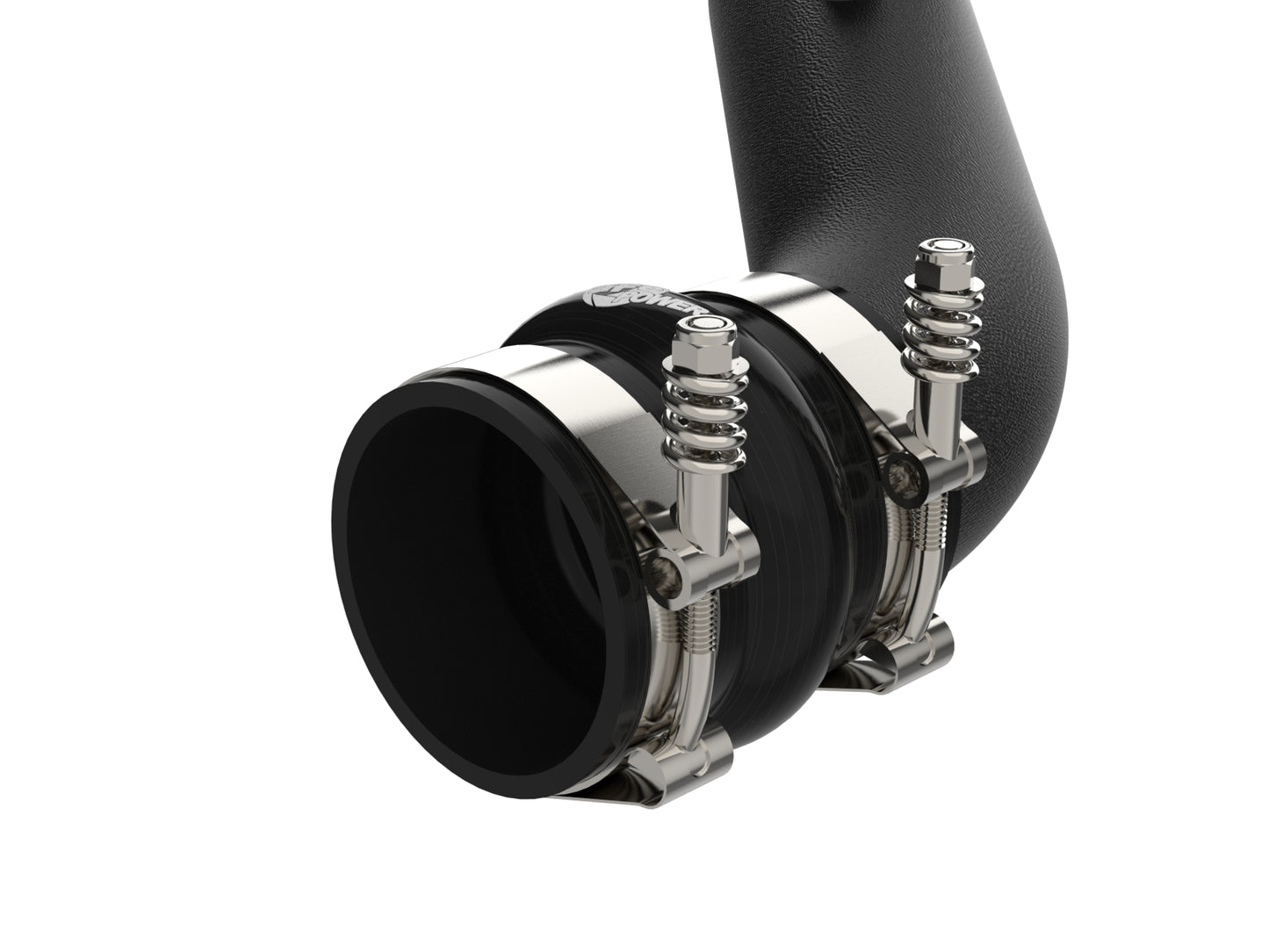 aFe BladeRunner 3 IN Aluminum Hot Charge Pipe Black - Chevy/GMC 2004-2010 6.6L